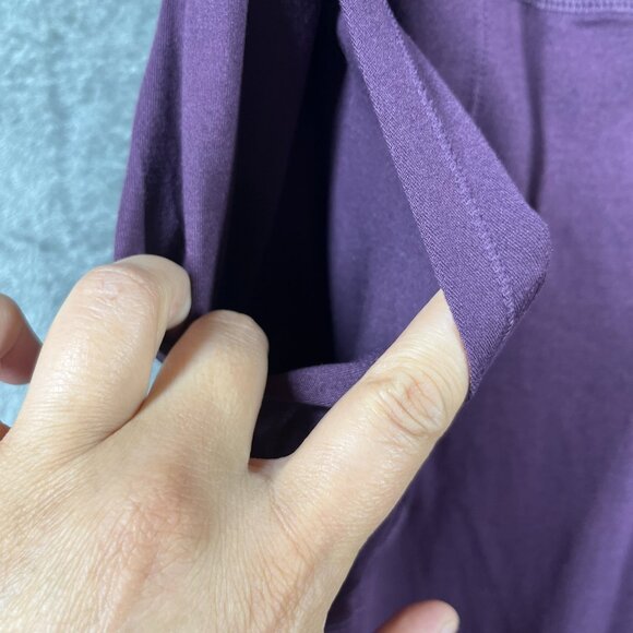 Lole Jogger Pants Womens Small Purple Stretch High-Rise Tapered Drawstring Waist - Picture 3 of 11